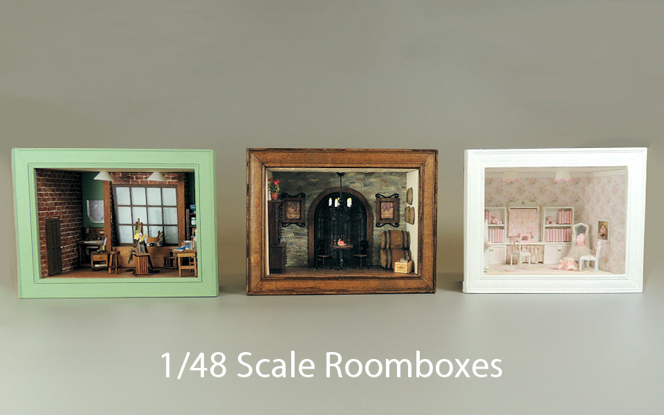 1/48 scale roomboxes